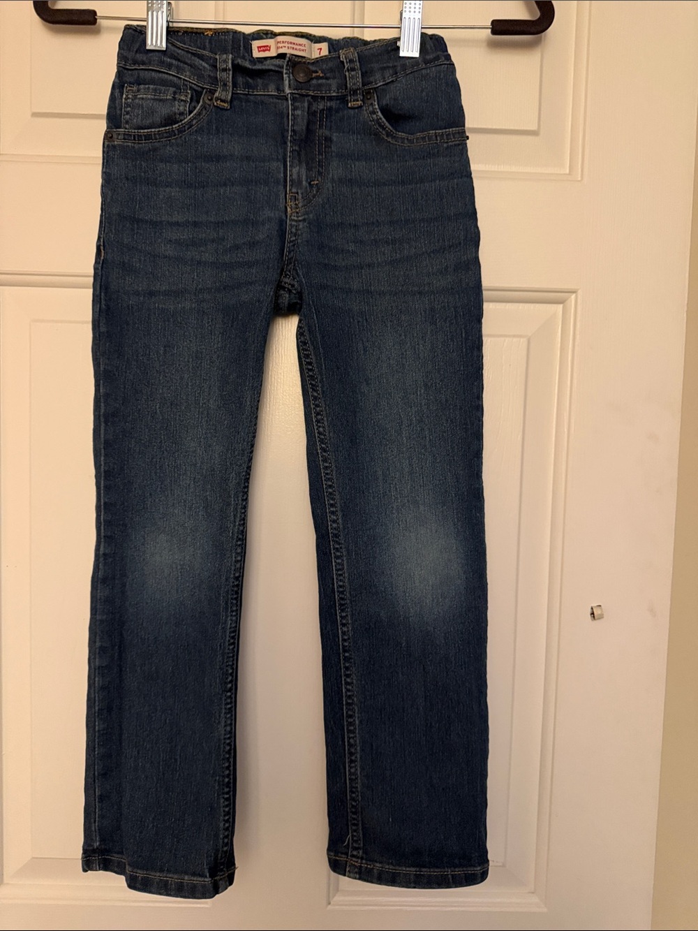 Levi's performance 514 Kids Dark Blue Straight-Leg Jeans w/adjustable waistband